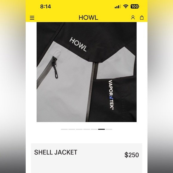 Howl Unisex Snow Shell Jacket - Picture 5 of 9